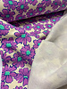 Madeline purple flowers - thick jogging