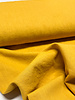 100% washed linen ochre