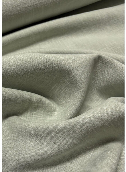 100% washed linnen zacht mint