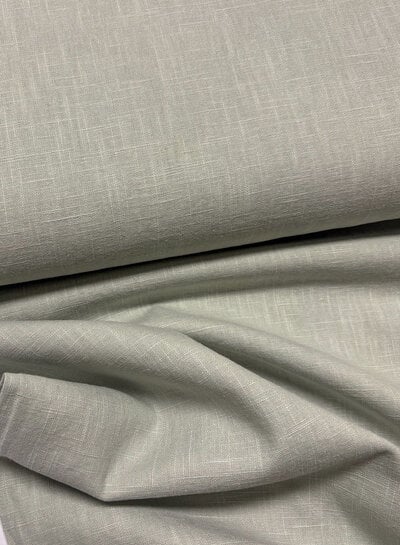 100% washed linen soft mint