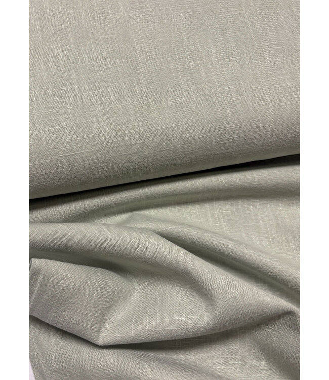 100% washed linnen zacht mint