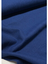 100% washed linen indigo