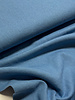 100% washed linen blue