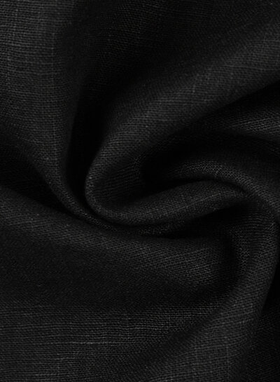 Black linen medium weight