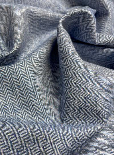 Madeline jeans blue chevron - linen chambray