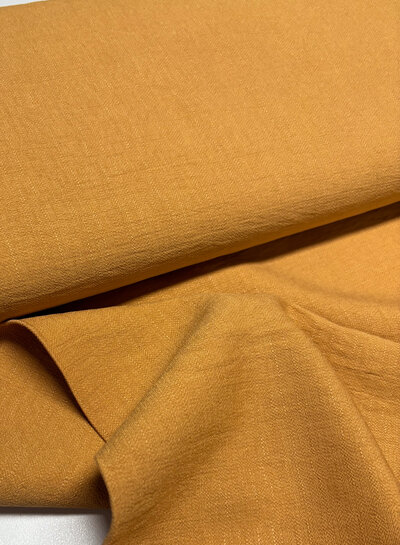 A la Ville amandel - prachtig geweven linnenlook rayon