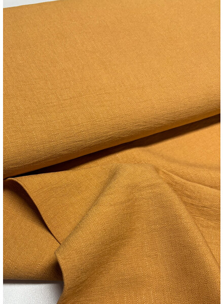A la Ville almond - beautiful woven linen look rayon