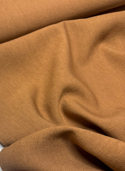 A la Ville mocha mousse - beautifully woven linen look rayon