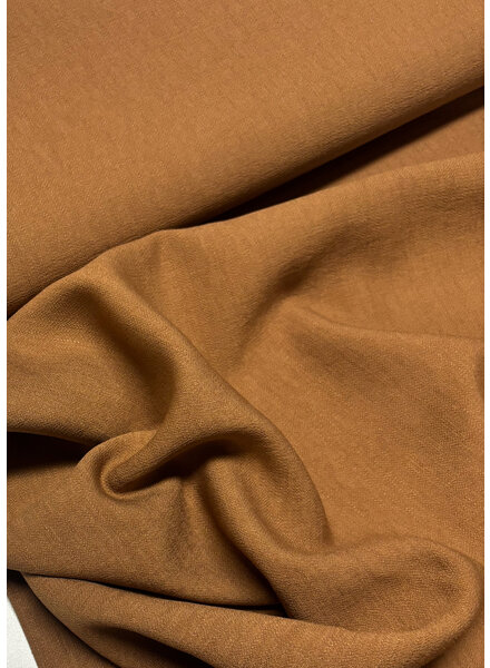 A la Ville mocha mousse - prachtig geweven linnenlook rayon