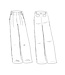 Maison Fauve Le Pantalon BROOKLYN - naaipatroon - Engels en franse instructies
