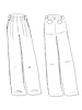 Maison Fauve Le Pantalon BROOKLYN - naaipatroon - Engels en franse instructies