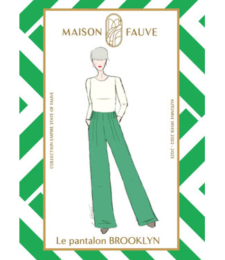 Maison Fauve Le Pantalon BROOKLYN - sewing pattern - English and French instructions