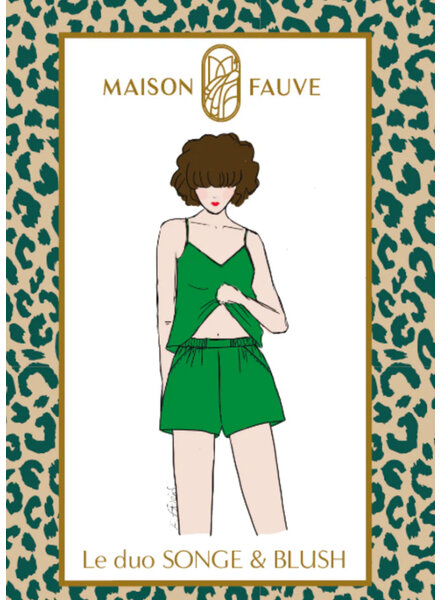 Maison Fauve Le duo SONGE & B LUSH - naaipatroon - Engels en franse instructies