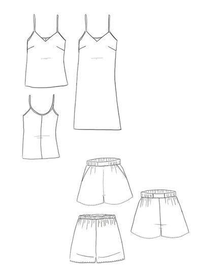 Maison Fauve Le duo SONGE & B LUSH - naaipatroon - Engels en franse instructies