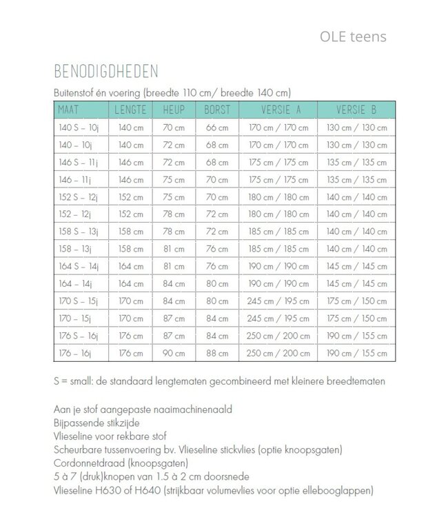 Zonen09 Ole omkeerbaar vestje - teens - PDF patroon
