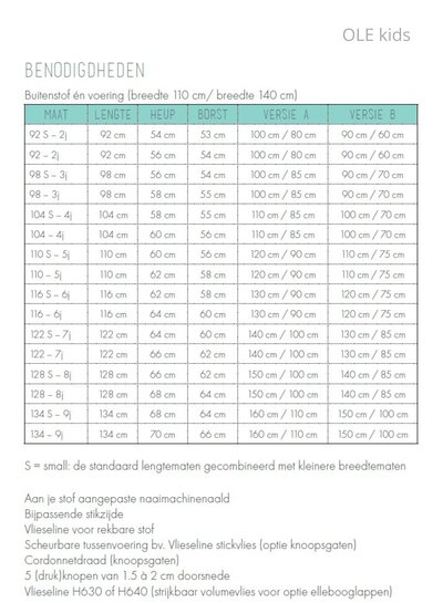 Zonen09 Ole omkeerbaar vestje - kids - PDF patroon