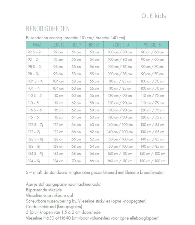 Zonen09 Ole omkeerbaar vestje - kids - PDF patroon