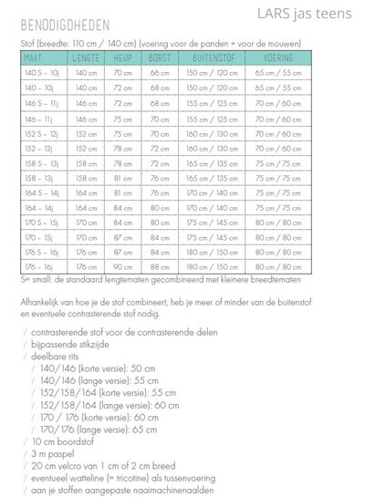 Zonen09 Lars jacket - teens - PDF pattern