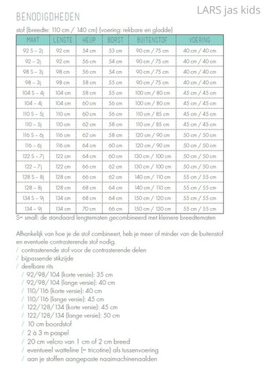 Zonen09 Lars jacket - kids - PDF pattern