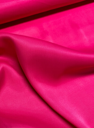 Madeline fuchsia viscose satin