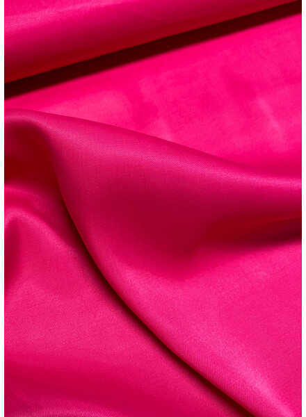 Madeline fuchsia viscose satijn