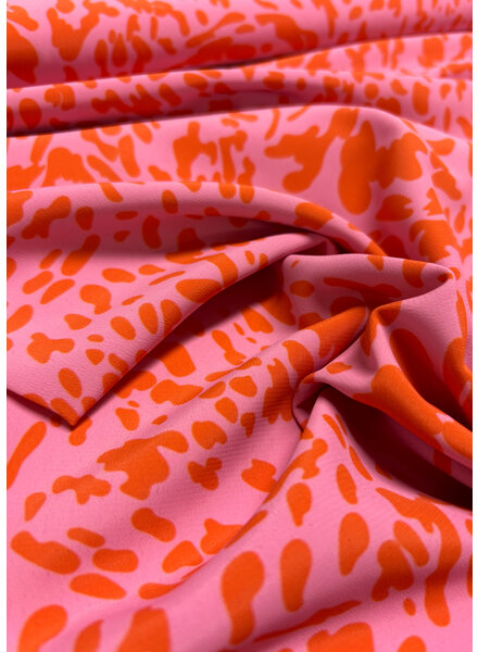 A la Ville Animal pink - soft crepe - beautiful Italian quality