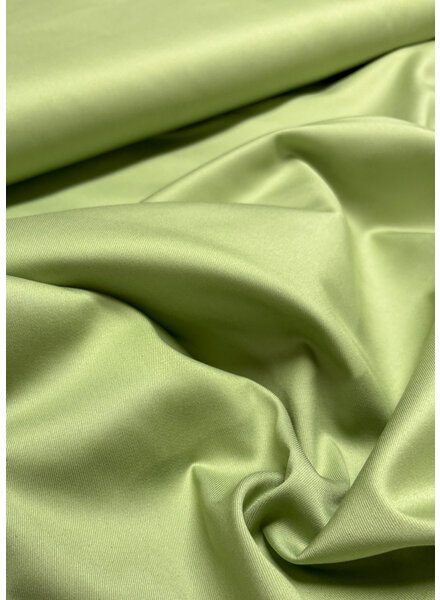 A la Ville lime - comfort jeans satin