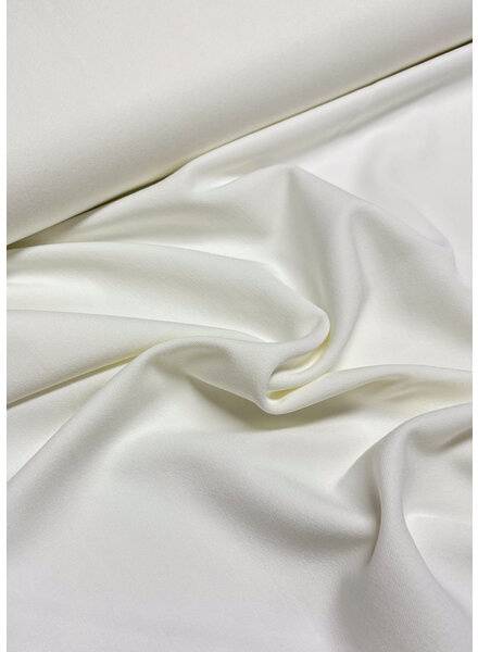 off-white soft flowing gabardine