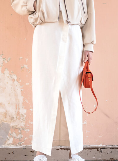 Fibremood cotton tencel mix off-white - FULKI