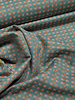 Fableism jacquard cotton basket weave - teal