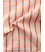 Fableism jacquard cotton track stripe - blossom pink