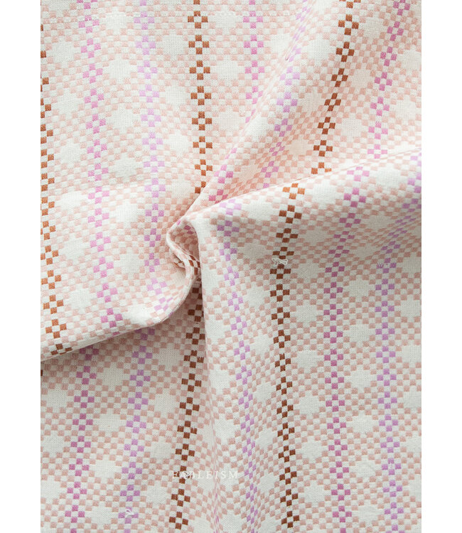 Fableism jacquard cotton mosaic milkweed