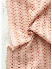 Fableism jacquard cotton basket weave - soft pink