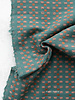 Fableism jacquard cotton basket weave - teal
