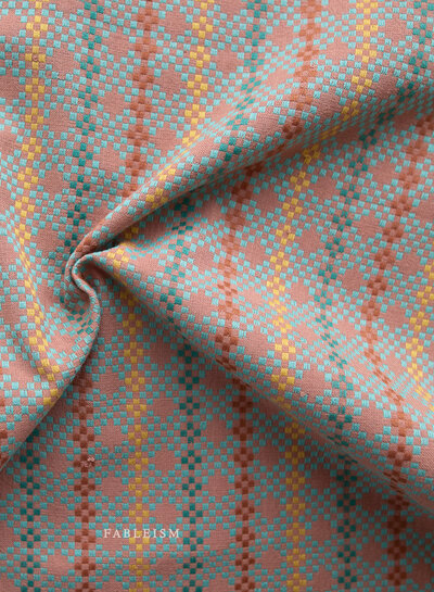 Fableism jacquard cotton mosaic hidden spring