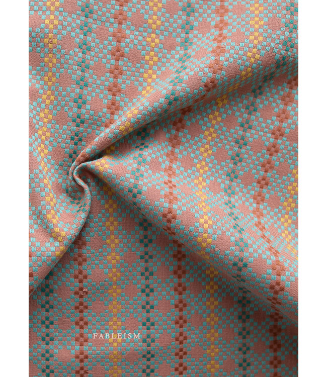 Fableism jacquard cotton mosaic hidden spring