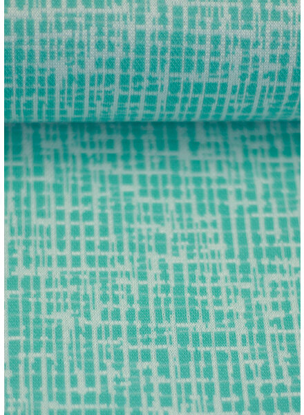 Swafing knitted jacquard grid - mint