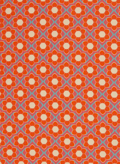 Swafing retro bloem - zachte canvas