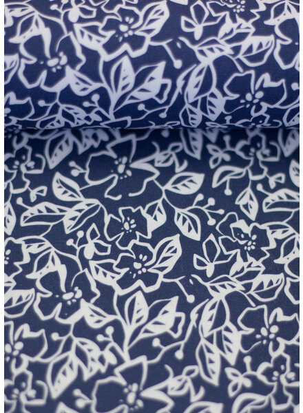 Swafing lilly blue soft cotton