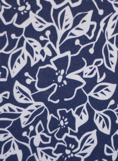 Swafing lilly blue soft cotton