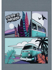 THORSTEN BERGER Escape to paradise - Thorsten Berger - tricot panel 85cm height