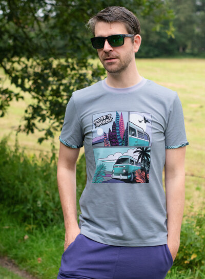 THORSTEN BERGER Escape to paradise - Thorsten Berger - tricot paneel 85cm hoogte