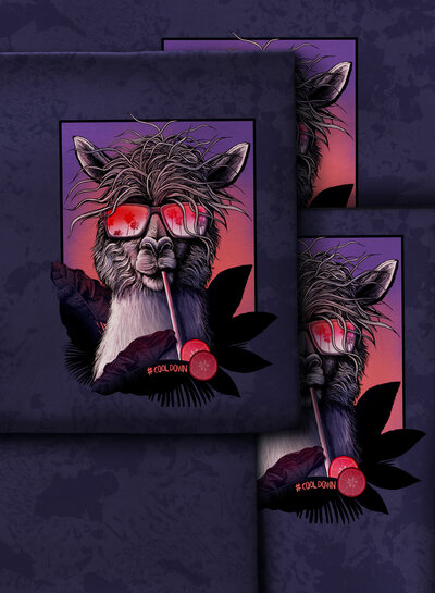 THORSTEN BERGER Cool down - Thorsten Berger - tricot paneel 88cm hoogte