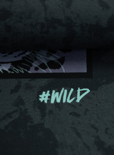 THORSTEN BERGER Wild - Thorsten Berger - french terry paneel 85cm hoogte