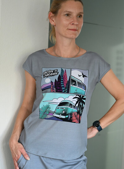 THORSTEN BERGER tricot passend bij Escape to paradise panelen van Thorsten Berger