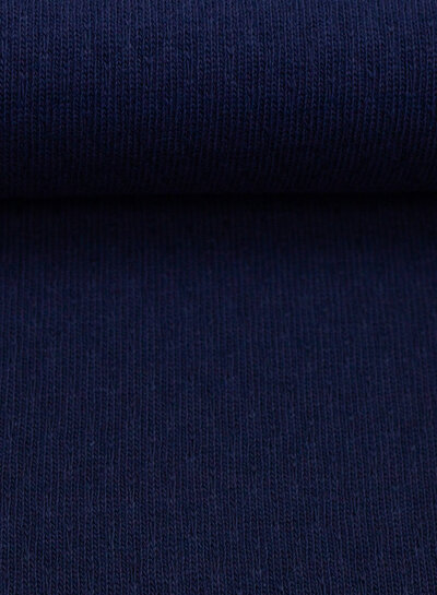 Swafing navy blue - summer cotton knit - very nice knit structure