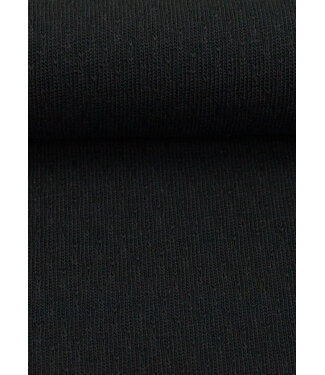 Swafing black - summer cotton knit - very nice knit structure