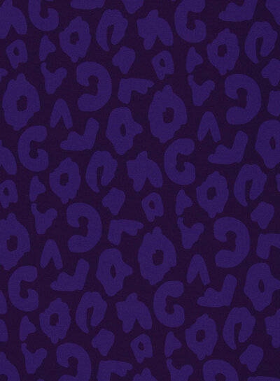 Swafing Blue leopard - modal french terry