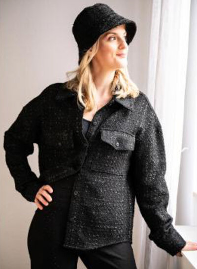 Madeline Chanel Boucle lurex - black