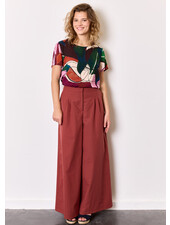 Atelier Jupe marsala red organic cotton